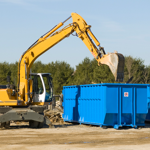 what size residential dumpster rentals are available in McCandless Pennsylvania